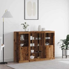 vidaXL Bufet Lemn vechi 142.5 x 37 x 100 cm Lemn compozit 3333120