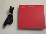 DVD Writer extern Samsung SE-208GB/RSRDE, 8x, USB 2.0, Rosu, Retail - poze reale