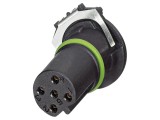 Conector M12 cu 5 pini, 60V, drept, ecranat - PHOENIX CONTACT