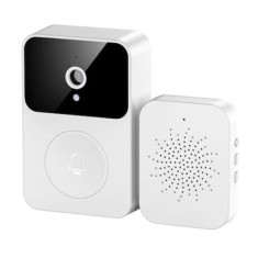 Sonerie smart, Video/Audio Wireless, cu senzor de miscare, vizibilitate nocturna, apel vocal, control volum, incarcare USB, compatibil cu Android/ IOS