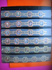 HOPCT LOT NR 19 - LAUREATI AI PREMIULUI NOBEL -27 BUC-ETICHETE VECHI DE TRABUCURI -COLECTIE DE LUX-LITHO