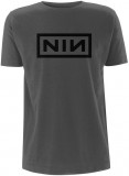 Tricou barbati L Nine Inch Nails Classic Logo + CD Hesitation Marks, Bumbac, Gri