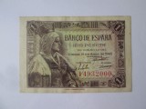 Rara! Spania 1 Peseta 1945 in stare foaete buna,seria:4932000