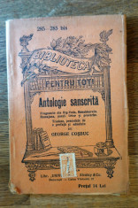 Antologie Sanscrita - George Cosbuc - BPT 285 foto