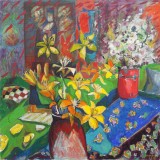 Dumitru Macovei, Crini &icirc;n atelier (2022)
