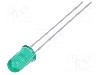 Dioda LED 5mm, verde, convex, 2.1...2.7V, BROADCOM (AVAGO) - HLMP-3519