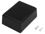 Carcasă universală ABS neagră 49mm x 64mm x 27mm, KRADEX