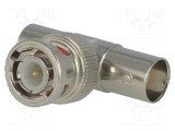 Adaptor &icirc;n T BNC tată la BNC mamă x2 T 50&Omega; TE Connectivity
