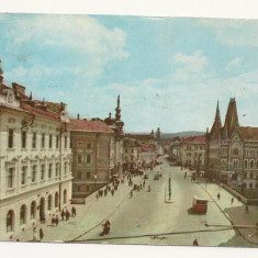 CA19 -Carte Postala- Cluj, vedere spre strada Dozsa, circulata 1965