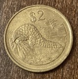 C50 - Moneda foarte veche - Zimbabwe - 2 dolari - 1997