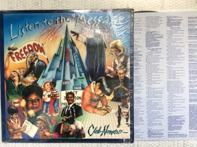 club nouveau listen to the message 1988 disc vinyl lp muzica funk synth pop R&amp;#039;n&amp;quot;B soul warner records USA VG+ foto