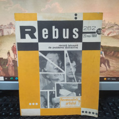 Rebus, revistă bilunară de probleme distractive, nr. 262, 20 mai 1968, 111