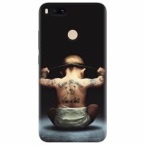 Husa silicon pentru Xiaomi Mi A1, Body Builder Cute Baby Tattoo