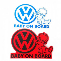 Abtibild Baby On Board Volkswagen AD 002