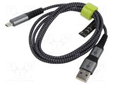 Cablu magnetic Goobay USB 3.1 A la C, 1m