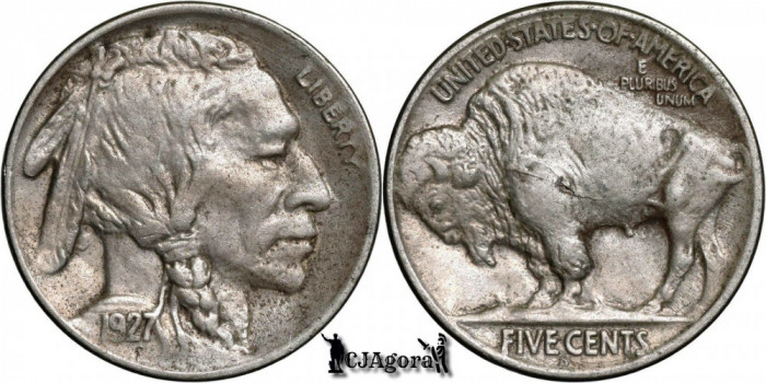 1927 S 5 Cents - Statele Unite ale Americii