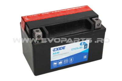 Baterie EXIDE AGM 12V 6AH (YTX7A-BS) Fara Intretinere foto