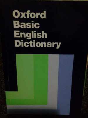 Shirley Burridge - Oxford basic english dictionary (1995) foto