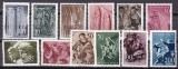 Iugoslavia 1956 arta sculpturi MI 776-787 MNH - cota Michel = 140, Nestampilat