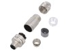 Conector M12 tată 4 pini ecranat