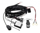 Cablaj Wireless Telecomanda LED Bar 288W, 12V, 24 Moduri, 3m, Releu, Siguranta, Proiectoare Auto ON/OFF