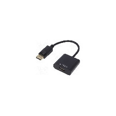 Cablu {{Tip cablu de conectare}}, DisplayPort mufa, HDMI soclu, 0.15m, {{Culoare izola&#355;ie}}, AKYGA - AK-AD-11