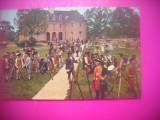 HOPCT 8419 MILITARI ,,MILITIA,, -WILLIAMSBURG VIRGINIA-COSTUM DE EPOCA-SUA -AMERICA DE NORD -NECIRCULATASEATTLE WASHINGTON -