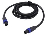 Cablu SpeakON 4pin Feminin 3m Negru