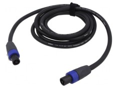 Cablu SpeakON 4pin Feminin 3m Negru