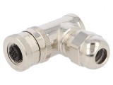 Mufă M12 5 PIN mamă Profibus pe cablu IP67 60V 4A, TE Connectivity