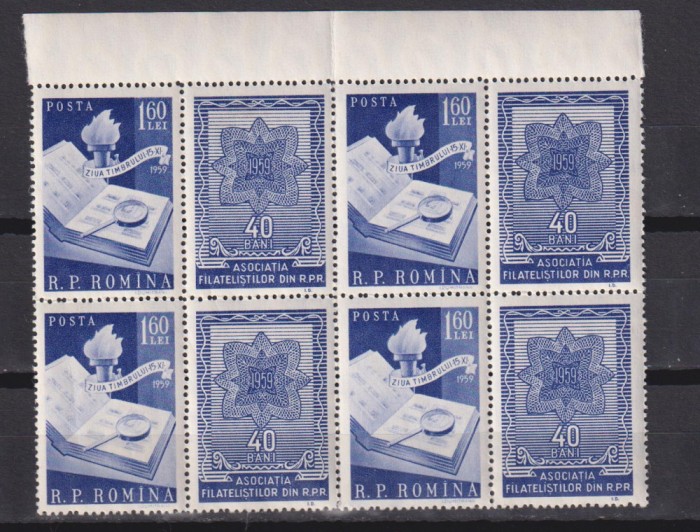 ZIUA MARCII POSTALE LP 484 MNH