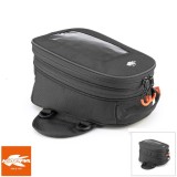 Geanta extensiva rezervor motocicleta Kappa - model ST108 Striker (volum: 5-7L) (fixare cu magneti sau cureluse) - culoare: negru