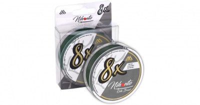 Fir textil Mikado Nihonto Octa Braid Green 0.18mm 16.4kg 10m foto