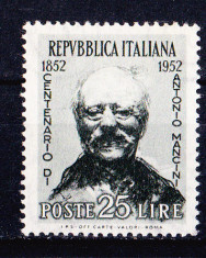 TSV$ - 1952 MICHEL 876 - 2 &amp;euro; ITALIA MNH/** foto