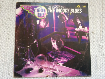 moody blues the other side of life disc vinyl lp muzica rock melodia polydor VG foto