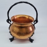 Ceaun Cupru Vechi, Decorativ, 10cm - Obiect Colectie, Casa