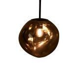 Cumpara ieftin Lampa Gloine, Pako World, E27, Argintiu, 28x28x60 cm