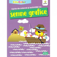 Carte de colorat si activitati cu semne grafice/EduColor