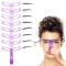 Set 8 sabloane profesionale pentru modelare sprancene