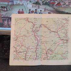 Miercurea Ciuc, Rupea, Târgu ocna, Moinești, Târgu Secuiesc, hartă c. 1960, 109