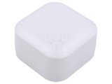 Carcasă universală ABS albă IP54 80mm x 80mm x 45mm 1556