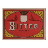 Eticheta Bitter Japonez 9 x 12.5 cm Colectie Vintage Decor