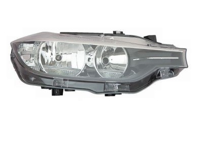 Far Bmw Seria 3/3 Gt (F30/31/34/35), 07.2015-12.2019, Combi, Sedan, partea Dreapta, cu lumina timp de zi tip LED; tip bec H7+H7+PY21W; electric; cu m foto