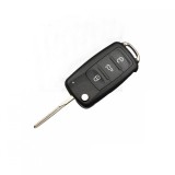 Carcasa cheie telecomanda 3 butoane compatibila Vw / Skoda / Seat