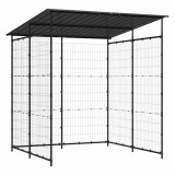 Cumpara ieftin Magazie pentru bicicleta, negru, 190x190x222 cm, otel