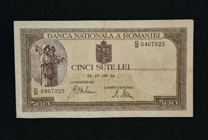 Bancnota 500 LEI CINCI SUTE LEI 1942