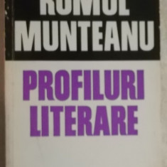 Romul Munteanu - Profiluri literare, 1972