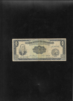 Filipine Philippines 1 peso 1949 seria385342 foto