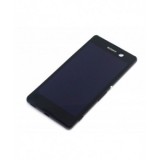 Display LCD cu Touchscreen Complet cu Rama Sony Xperia M5 / Dual Negru OCH