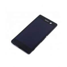 Display LCD cu Touchscreen Complet cu Rama Sony Xperia M5 / Dual Negru OCH